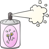 cartoon aerosol freshener spray can png