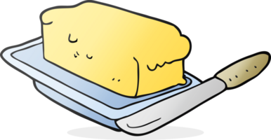 hand drawn cartoon butter png