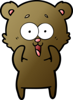 laughing teddy  bear cartoon png