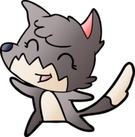 happy cartoon fox png