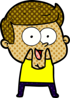 cartoon happy man png