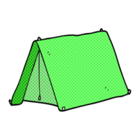 hand drawn cartoon tent png