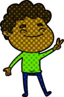 cartoon friendly man png