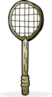 dessin animé vieille raquette de tennis png