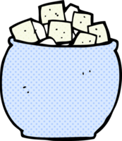 tecknad serie socker kuber png