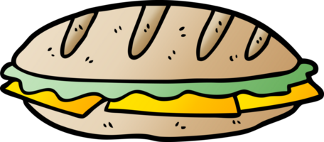 sándwich de queso de dibujos animados png