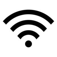 Wifi Signal Icon - Wireless Connection Symbol vector