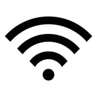 Wifi Signal Icon - Wireless Connection Symbol vector