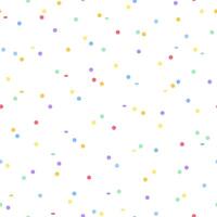 Confetti round seamless pattern. Vector illustration for textiles, wrapping paper, wallpaper.