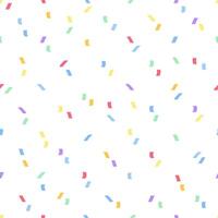 Confetti seamless pattern. Vector illustration for textiles, wrapping paper, wallpaper.