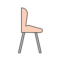 Chair. Vector icons, colored, isolated on a white background.