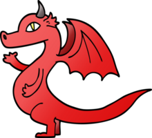 cute   gradient illustration cartoon dragon png