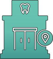 Clinic Location Vector Icon