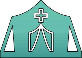 Refugee Camp Vector Icon