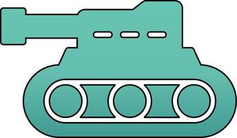 icono de vector de tanque