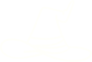 Witch Hat Chalk Drawing png