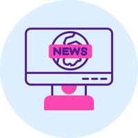 News Report Vector Icon