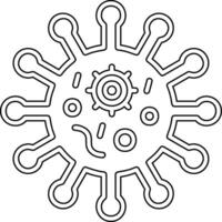 Virus Vector Icon