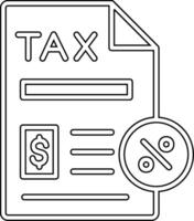 Tax Paperwork Vector Icon