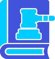 Law Book Vector Icon