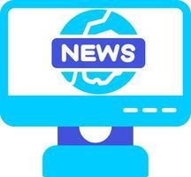 News Report Vector Icon