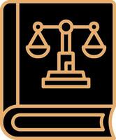 Justice Book Vector Icon