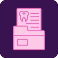 Dental Record Vector Icon