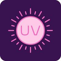 ultravioleta vector icono