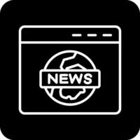 News Report Vector Icon