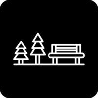 Rest Area Vector Icon