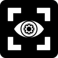 icono de vector de visión