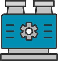 Factory Machine Vector Icon