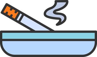 Ashtray Vector Icon