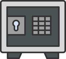 Safe Box Vector Icon