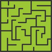 Maze Vector Icon