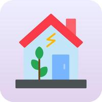 Green House Vector Icon