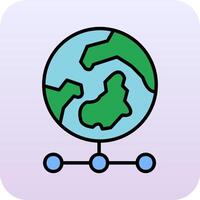 World Grid Vector Icon