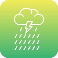 icono de vector de lluvia