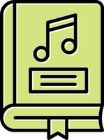 Music Book Vector Icon