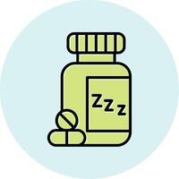 Sleeping Pills Vector Icon