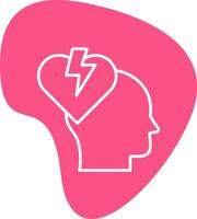 Broken Heart Vector Icon