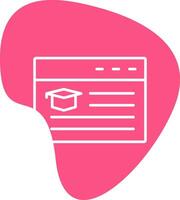 Online Education Vector Icon