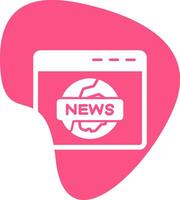 News Report Vector Icon