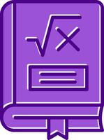 Maths Book Vector Icon