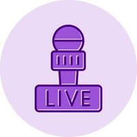 Live Vector Icon