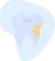 Caries Tooth Vector Icon