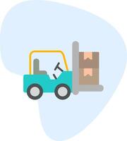 Forklift Vector Icon