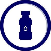 icono de vector de botella de agua