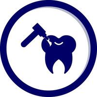 Tooth Drilling Vector Icon