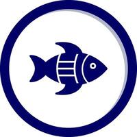 icono de vector de pescado